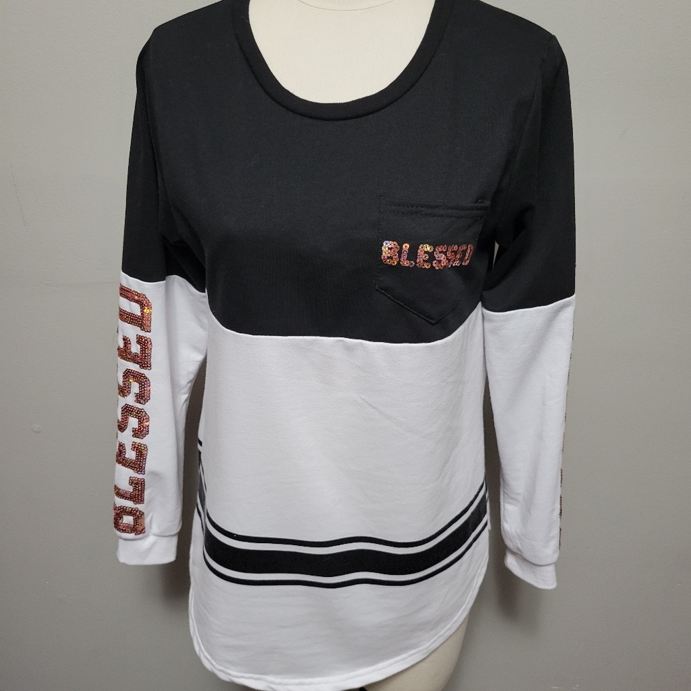 Rue21 sequin embellished sweatshirt size small